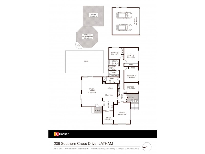 208 Southern Cross Drive, Latham ACT 2615 Floorplan