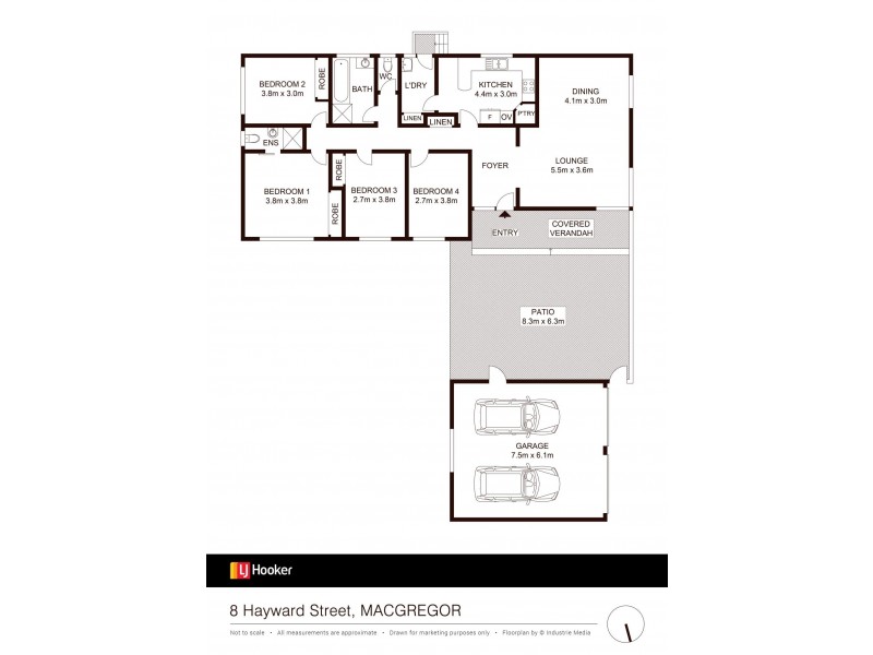 8 Hayward Street, Macgregor ACT 2615 Floorplan