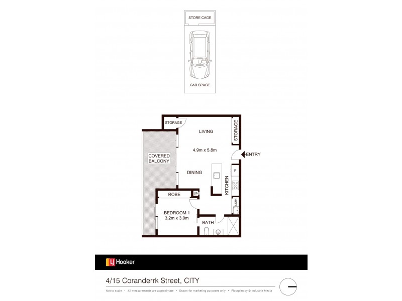 4/15 Coranderrk Street, City ACT 2601 Floorplan