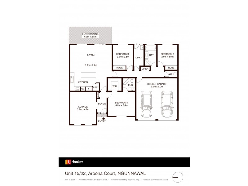 15/22 Aroona Court, Ngunnawal ACT 2913 Floorplan