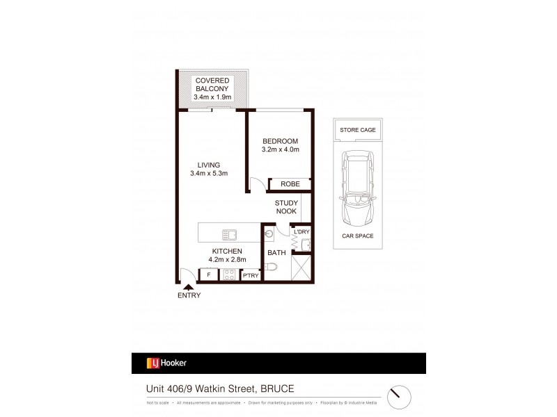 406/9 Watkin Street, Bruce ACT 2617 Floorplan
