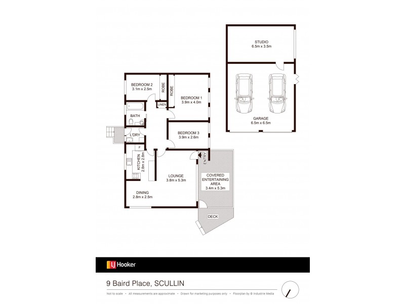9 Baird Place, Scullin ACT 2614 Floorplan