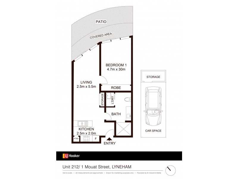 212/1 Mouat Street, Lyneham ACT 2602 Floorplan