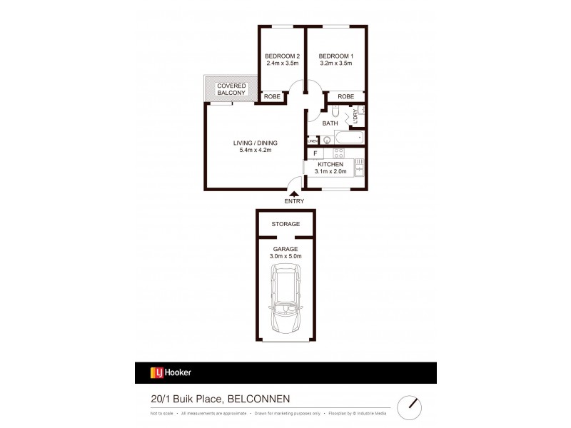 20/1 Buik Place, Belconnen ACT 2617 Floorplan