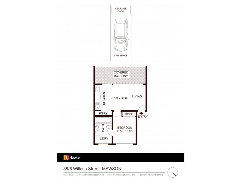 38/6 Wilkins Street, Mawson ACT 2607 Floorplan