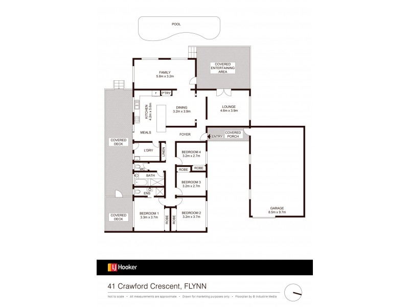 41 Crawford Crescent, Flynn ACT 2615 Floorplan