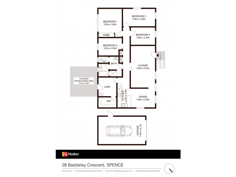 28 Baddeley Crescent, Spence ACT 2615 Floorplan