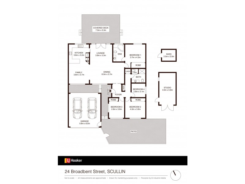 24 Broadbent Street, Scullin ACT 2614 Floorplan