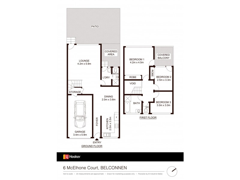6 McElhone Court, Belconnen ACT 2617 Floorplan