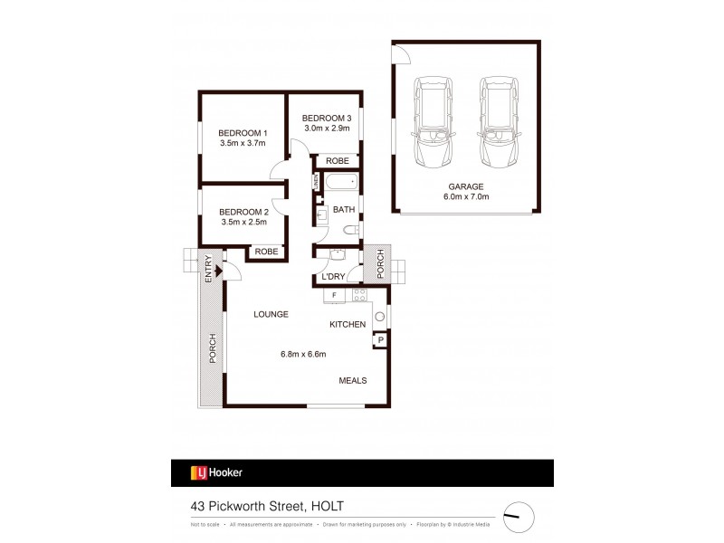 43 Pickworth Street, Holt ACT 2615 Floorplan
