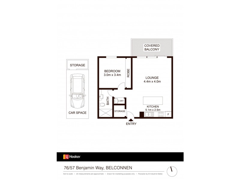 76/57 Benjamin Way, Belconnen ACT 2617 Floorplan