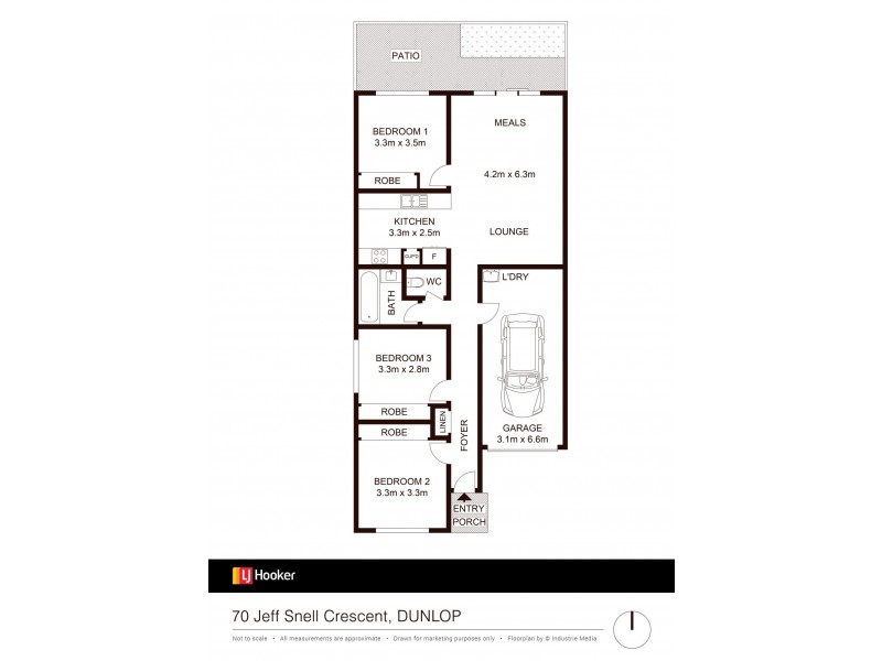 70 Jeff Snell Crescent, Dunlop ACT 2615 Floorplan