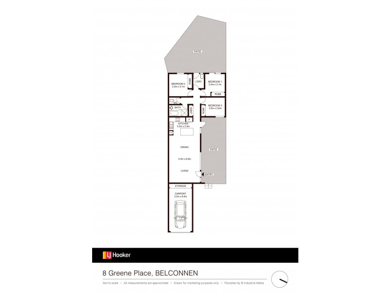 8 Greene Place, Belconnen ACT 2617 Floorplan