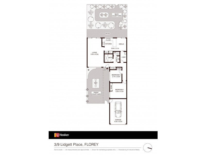 3/9 Lidgett Place, Florey ACT 2615 Floorplan