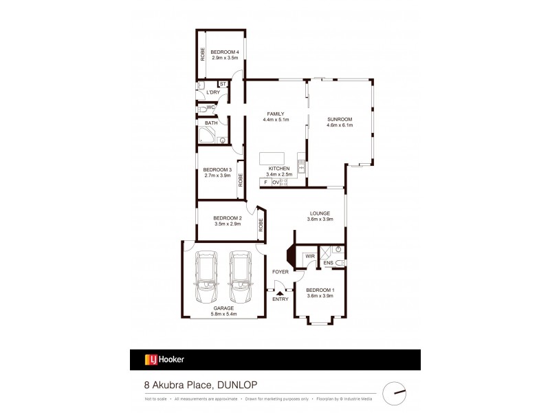 8 Akubra Place, Dunlop ACT 2615 Floorplan