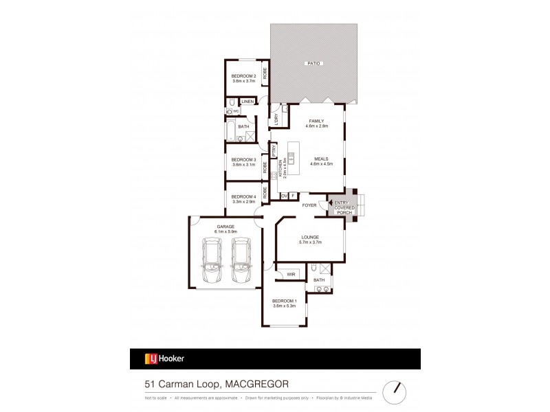 51 Carman Loop, Macgregor ACT 2615 Floorplan