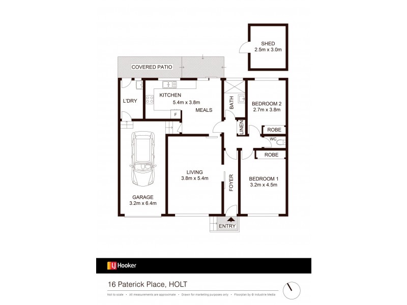 16 Paterick Place, Holt ACT 2615 Floorplan