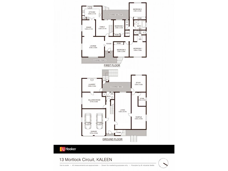 13 Mortlock Circuit, Kaleen ACT 2617 Floorplan