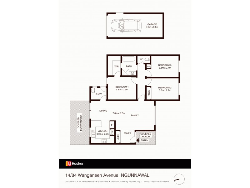 14/84 Wanganeen Avenue, Ngunnawal ACT 2913 Floorplan