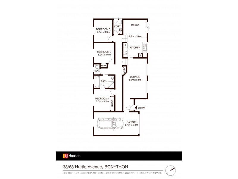33/63 Hurtle Avenue, Bonython ACT 2905 Floorplan
