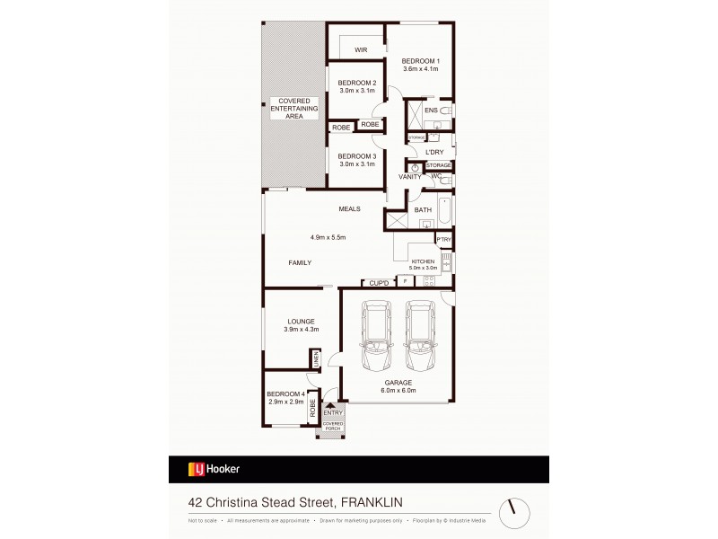 42 Christina Stead Street, Franklin ACT 2913 Floorplan