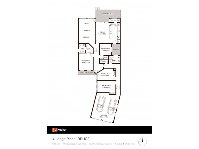 4 Lange Place, Bruce ACT 2617 Floorplan