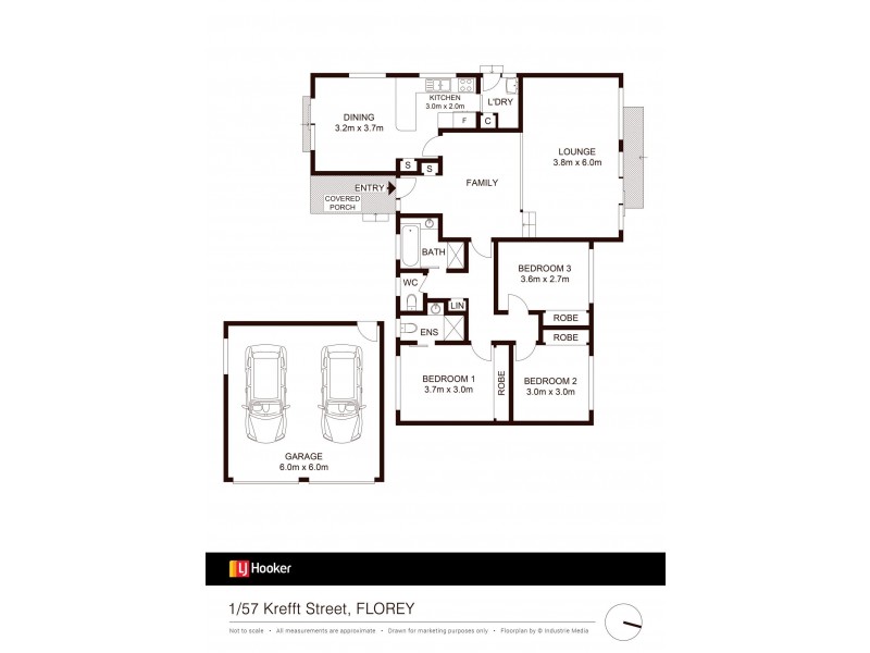 1/57 Krefft Street, Florey ACT 2615 Floorplan