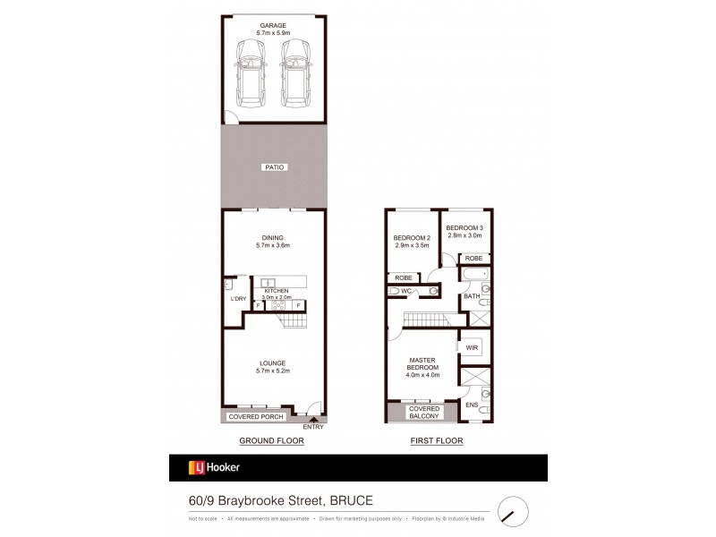60/9 Braybrooke Street, Bruce ACT 2617 Floorplan