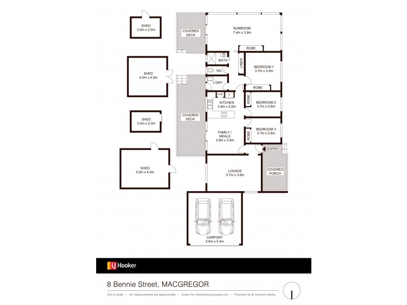 8 Bennie Street, Macgregor ACT 2615 Floorplan