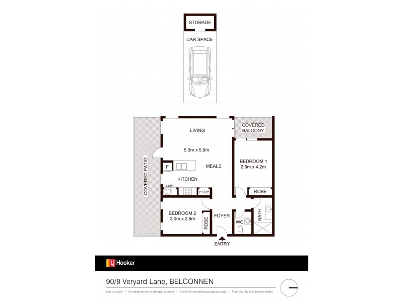 90/8 Veryard Lane, Belconnen ACT 2617 Floorplan