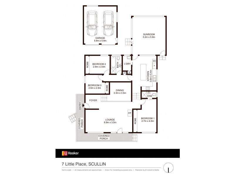 7 Little Place, Scullin ACT 2614 Floorplan