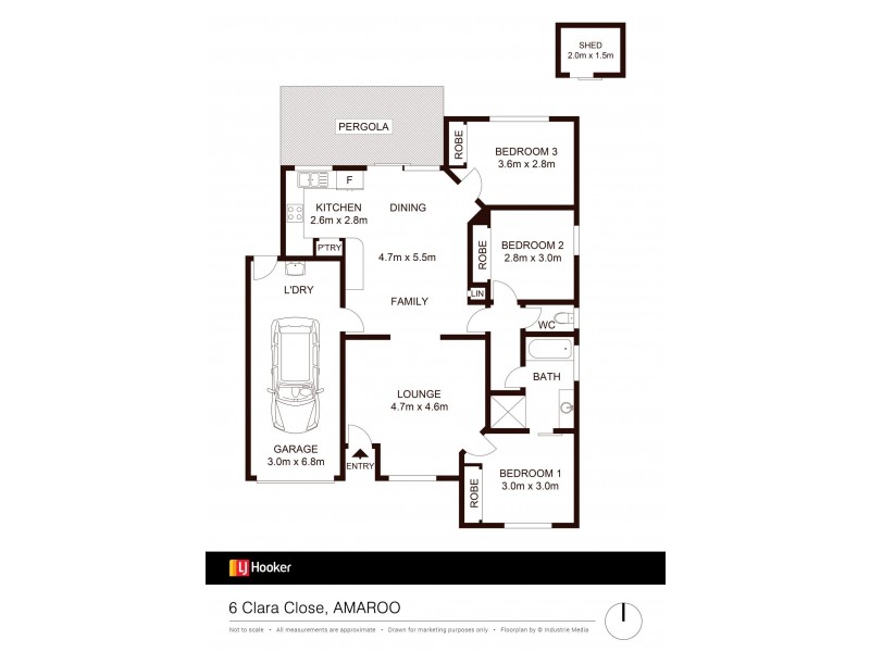 6 Clara Close, Amaroo ACT 2914 Floorplan