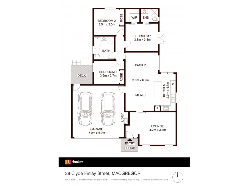 38 Clyde Finlay Street, Macgregor ACT 2615 Floorplan