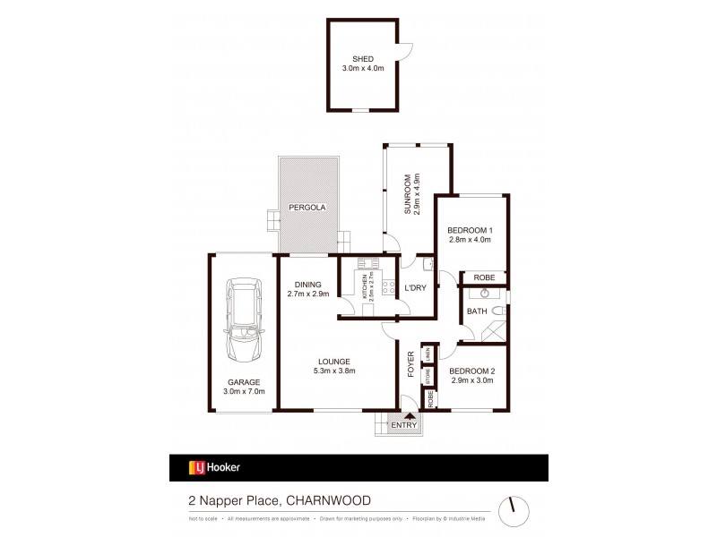 2 Napper Place, Charnwood ACT 2615 Floorplan