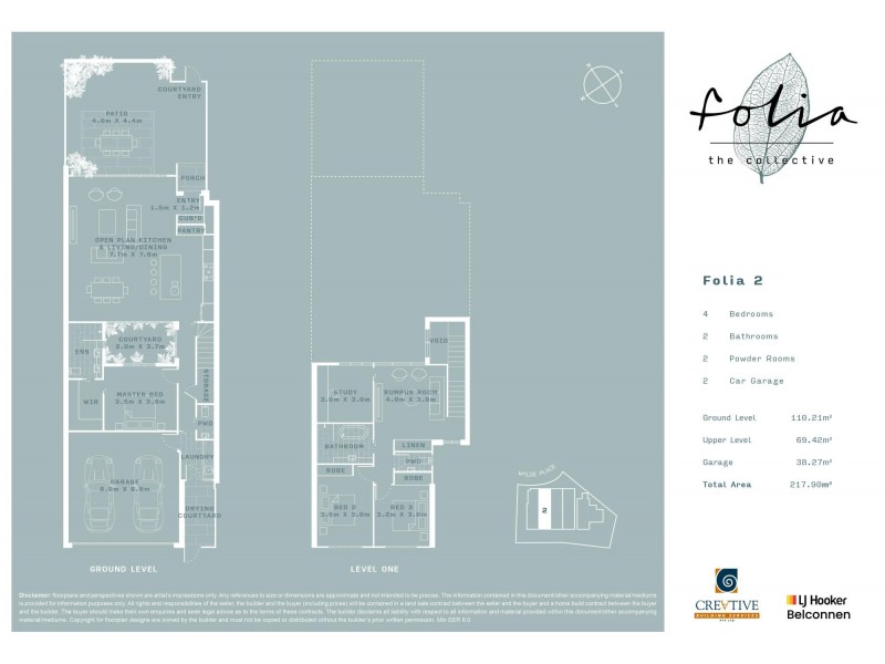 2/5 Wylde Place, Macquarie ACT 2614 Floorplan