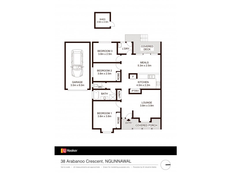 38 Arabanoo Crescent, Ngunnawal ACT 2913 Floorplan