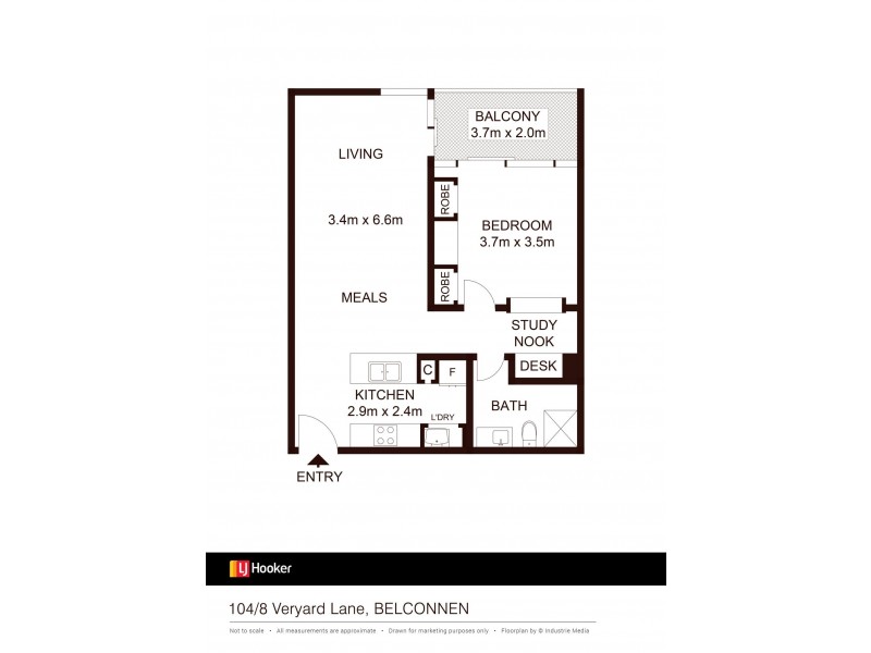 104/8 Veryard Lane, Belconnen ACT 2617 Floorplan