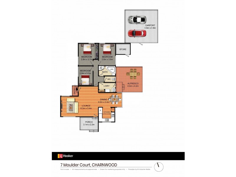 7 Moulder Court, Charnwood ACT 2615 Floorplan