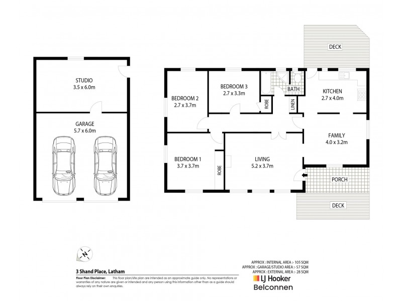 3 Shand Place, Latham ACT 2615 Floorplan