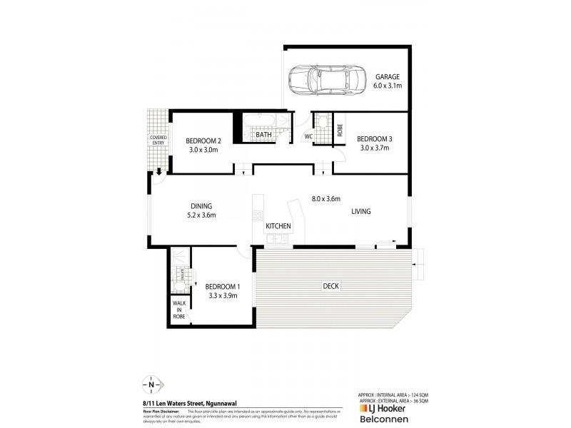 8/11 Len Waters Street, Ngunnawal ACT 2913 Floorplan