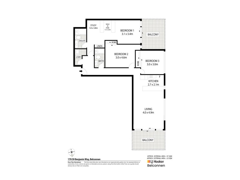 179/39 Benjamin Way, Belconnen ACT 2617 Floorplan