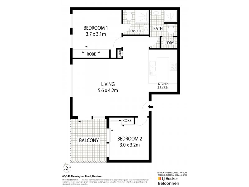 60/148 Flemington Road, Harrison ACT 2914 Floorplan
