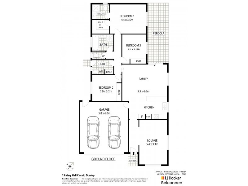 15 Mary Hall Circuit, Dunlop ACT 2615 Floorplan
