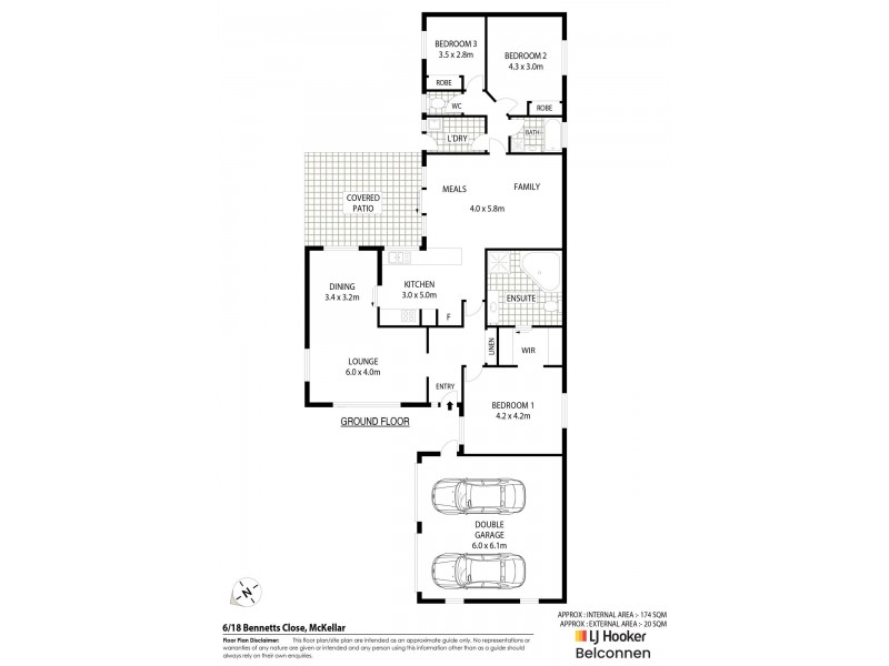 6/18 Bennetts Close, Mckellar ACT 2617 Floorplan