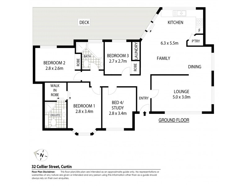 32 Collier Street, Curtin ACT 2605 Floorplan