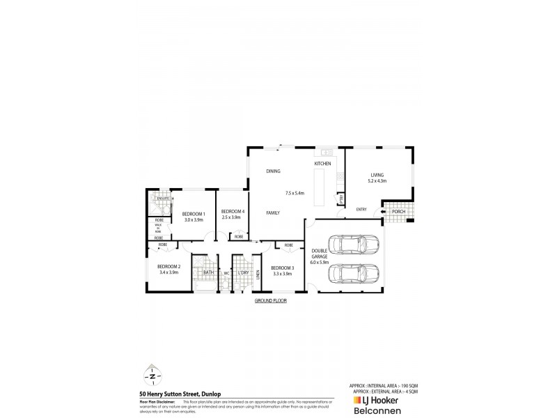 50 Henry Sutton Circuit, Dunlop ACT 2615 Floorplan