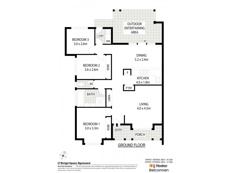 27 Birrigai Square, Ngunnawal ACT 2913 Floorplan