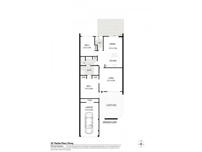 22 Flecker Place, Florey ACT 2615 Floorplan