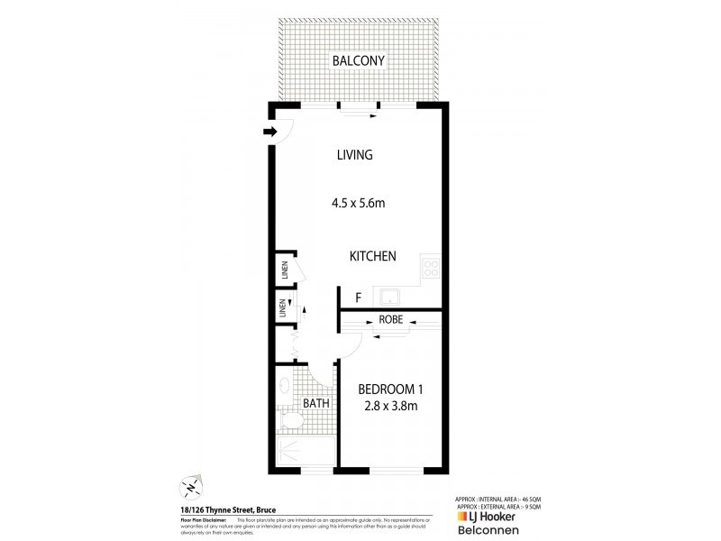 18/126 Thynne Street, Bruce ACT 2617 Floorplan
