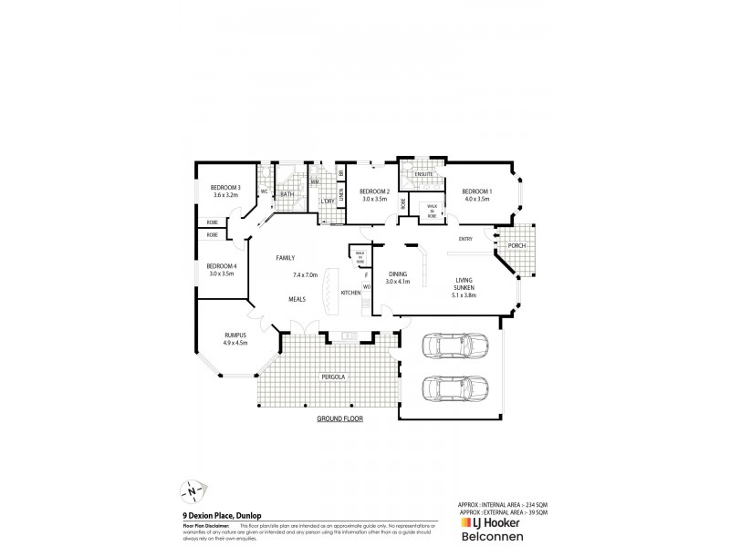 9 Dexion Place, Dunlop ACT 2615 Floorplan